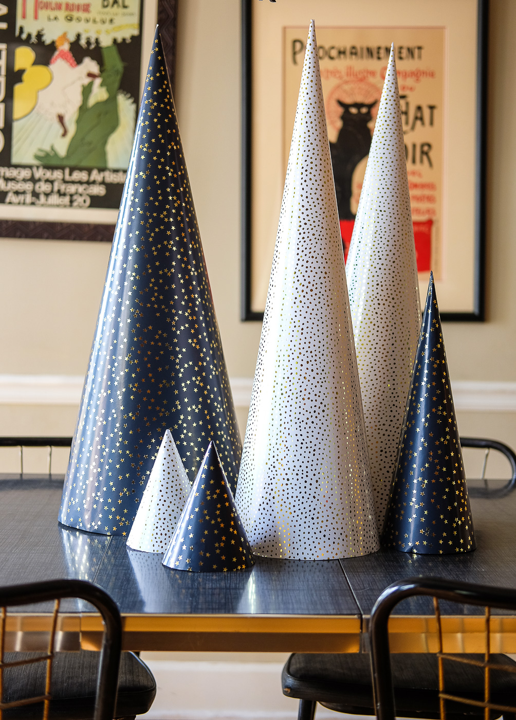 How to Make GIANT Paper Cone Trees for Christmas