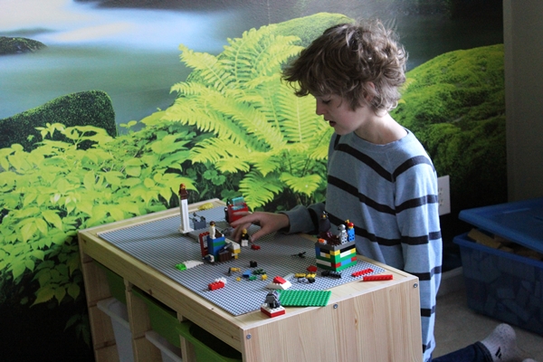 DIY Ikea Lego Table: aka The Super Secret Project: The Day the Glue 