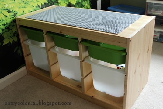 DIY Ikea Lego Table: aka The Super Secret Project: The Day the Glue 